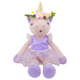 Eunice the Unicorn Knitted Purple
