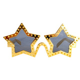 Party Glasses - Star Dots Gold