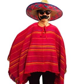 mexican poncho wild west costume western 