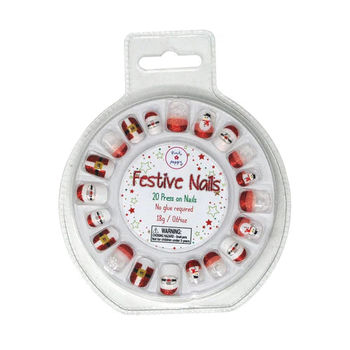 nails press on festive holiday christmas girl gift stocking filler