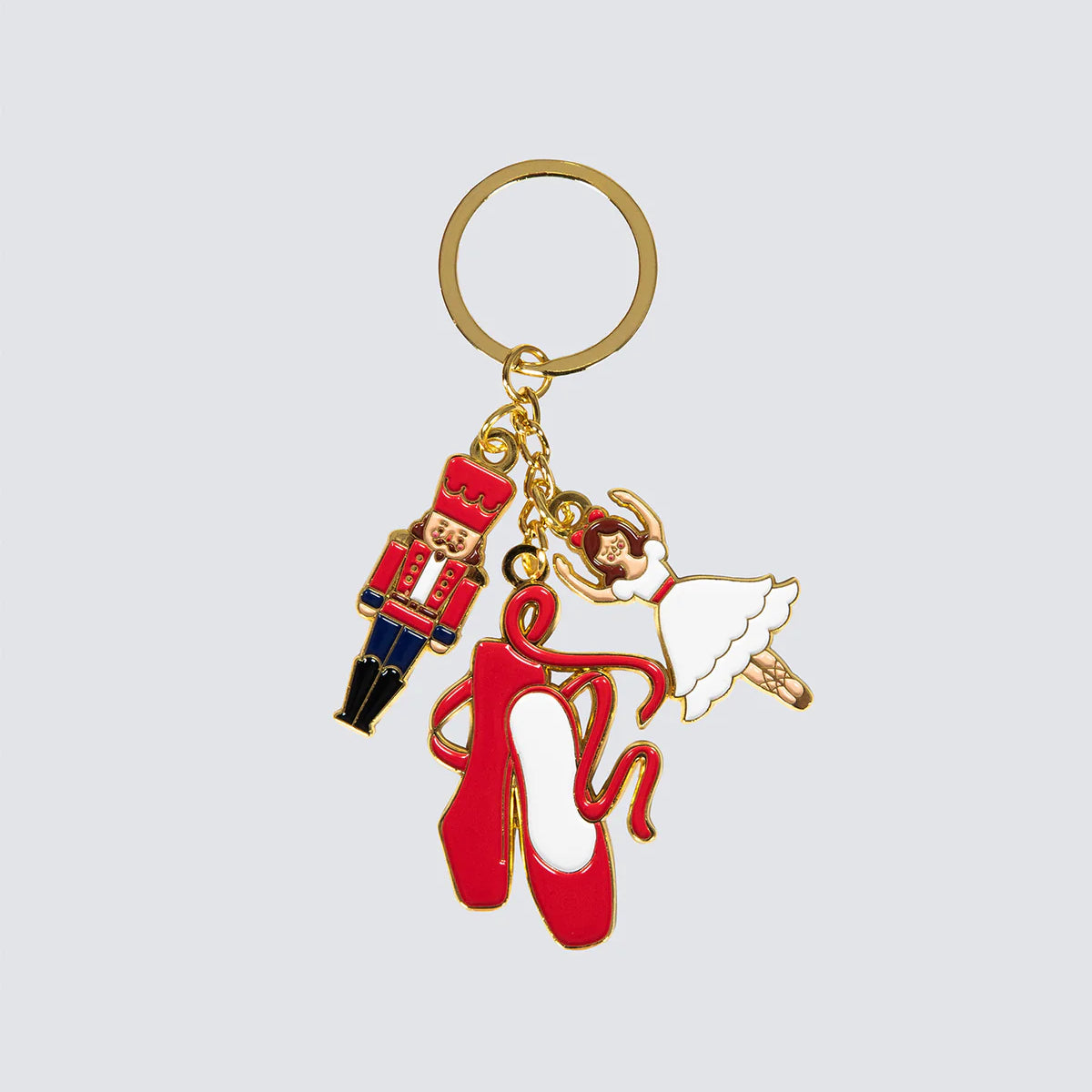 nutcracker ballet keyring xmas 