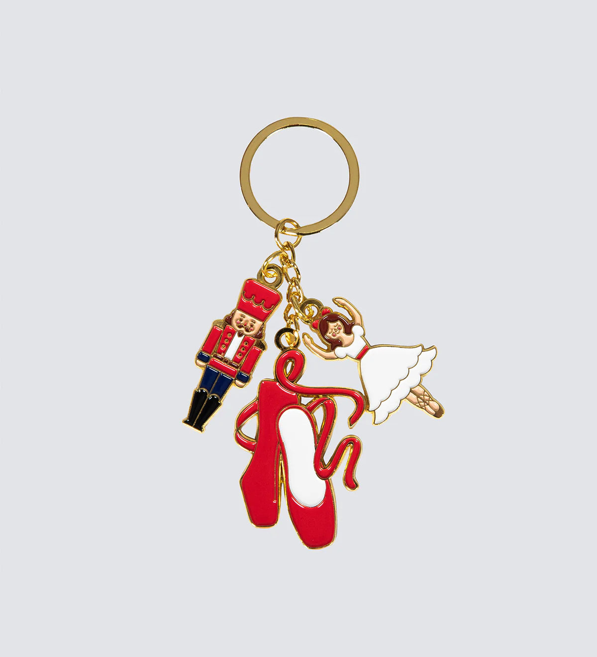 nutcracker ballet keyring xmas 
