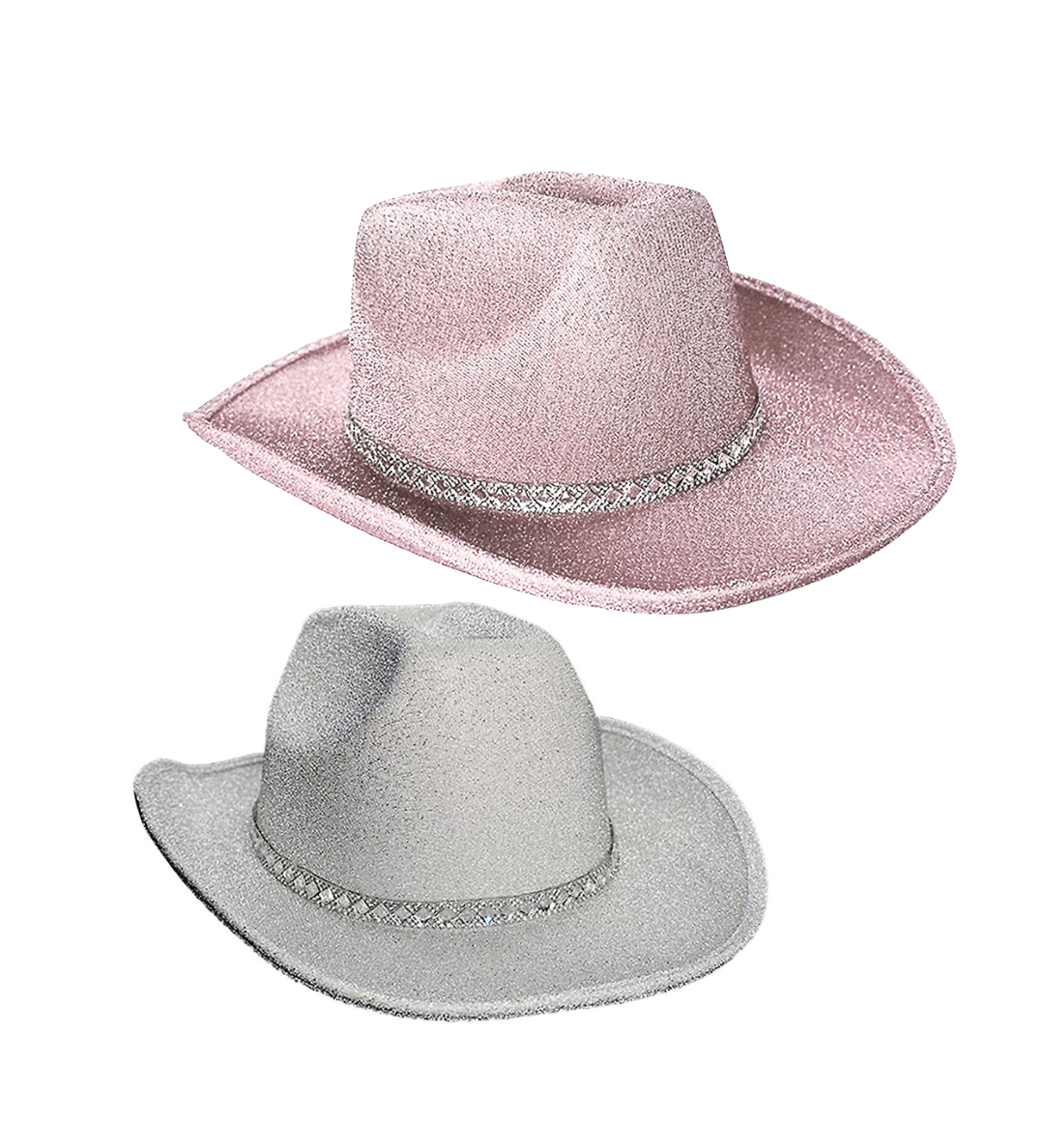 glitter sparkle cowboy hat