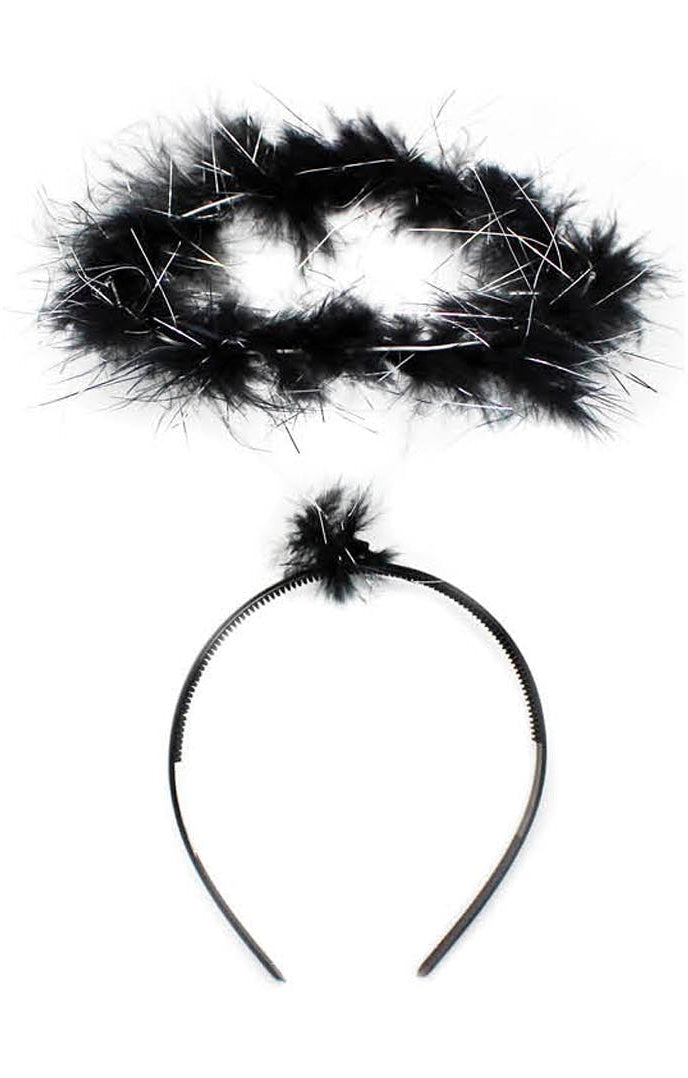 halo angel feather sparkle fluffy halloween horror religious religion christmas fallen 