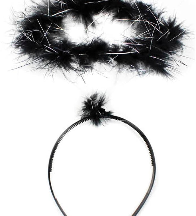 halo angel feather sparkle fluffy halloween horror religious religion christmas fallen 