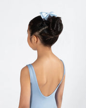 satin bow on comb 
