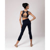 Tate Panelled Crop Top - Black Energetiks Dancewear