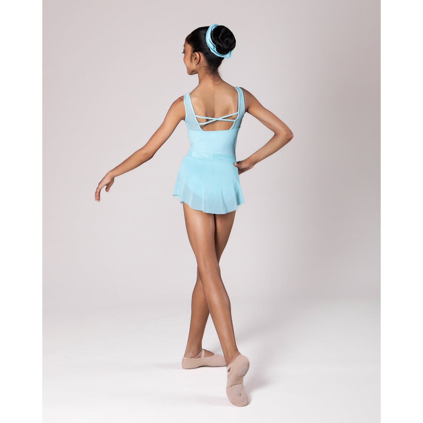 Natalia Mesh Skirt - Mystique Mint