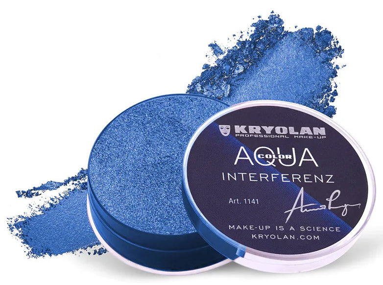 aquacolor interferenz if sparkle makeup professional artist theatre stage glam tv film bridal
