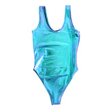 Iridescent Leotard - Blue/Purple