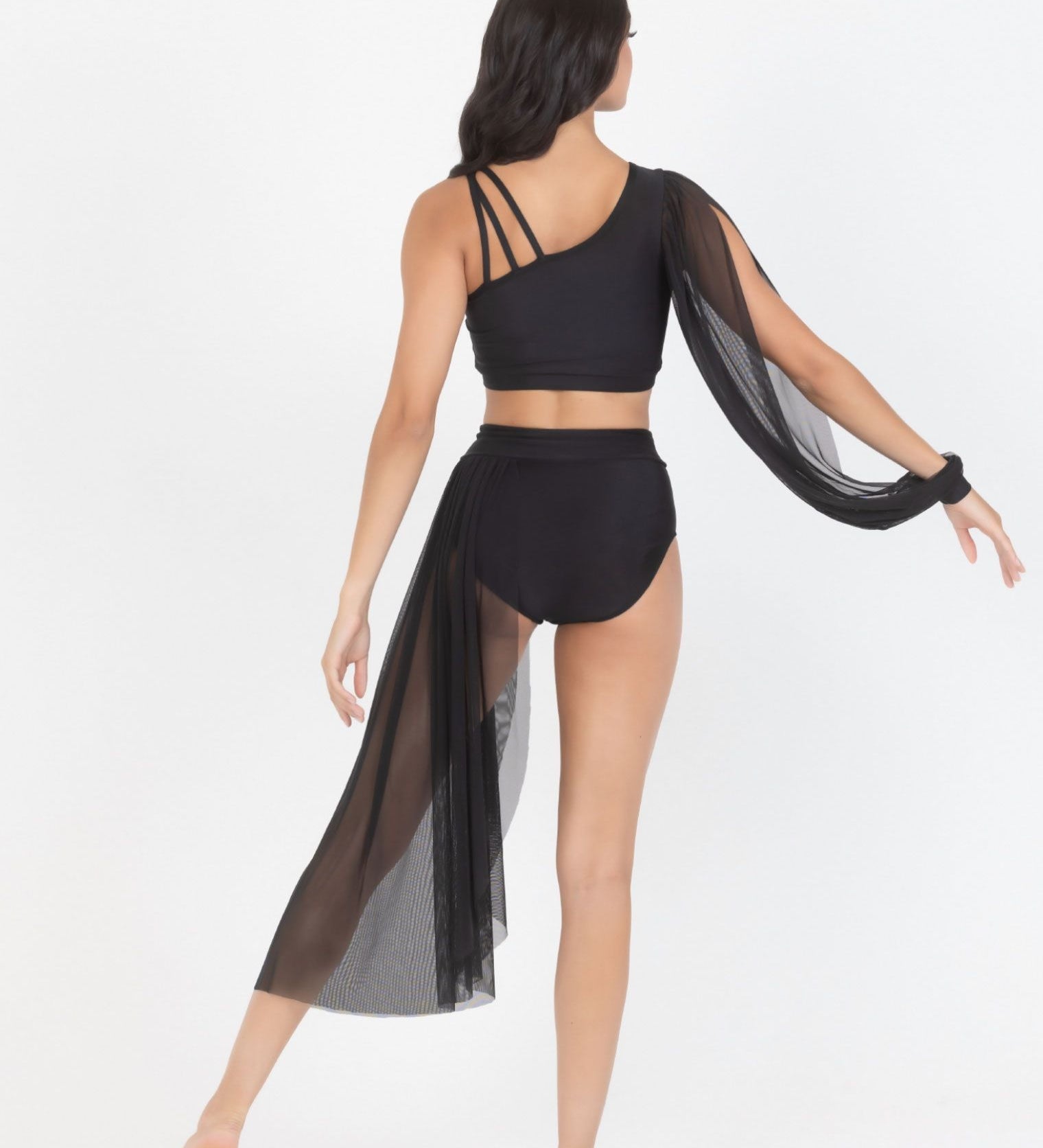 mesh lyrical costume dancewear