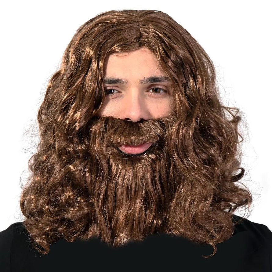jesus wig beard easter icon religious religion 