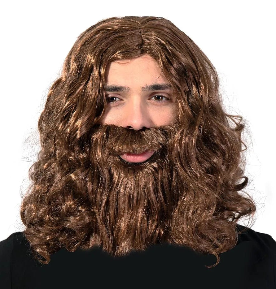 jesus wig beard easter icon religious religion 