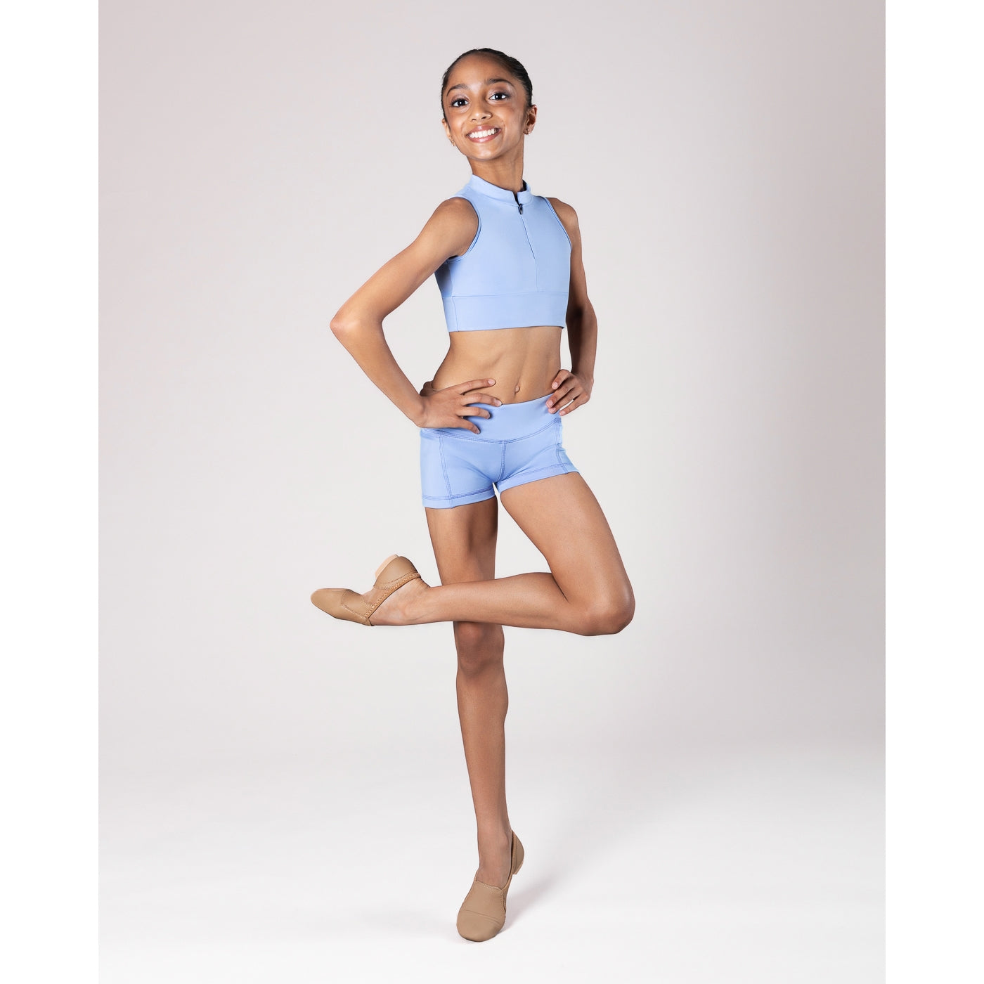 Kity Zip Crop Top - BIL