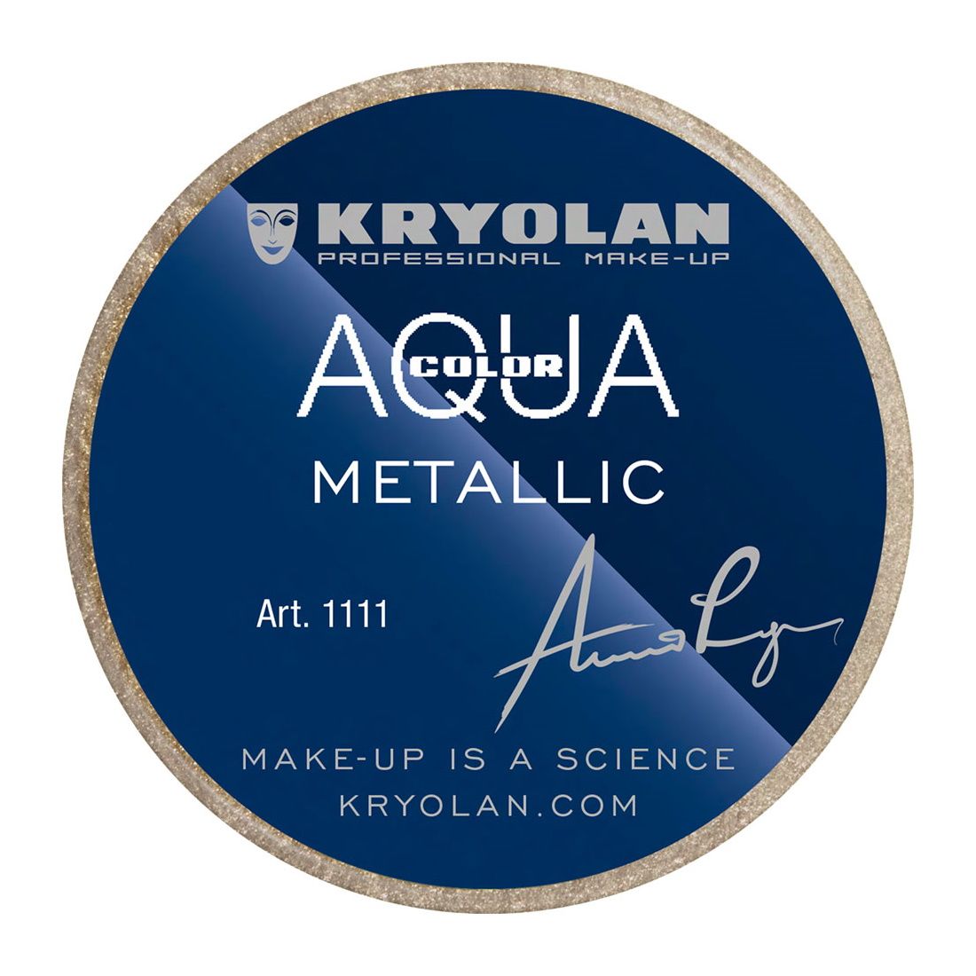 kryolan metallic aquacolor face body paint shimmer glam bridal theatre character stage film tv makeup artist professional 