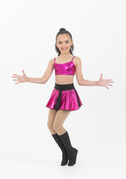 Metallic Cheer Skirt