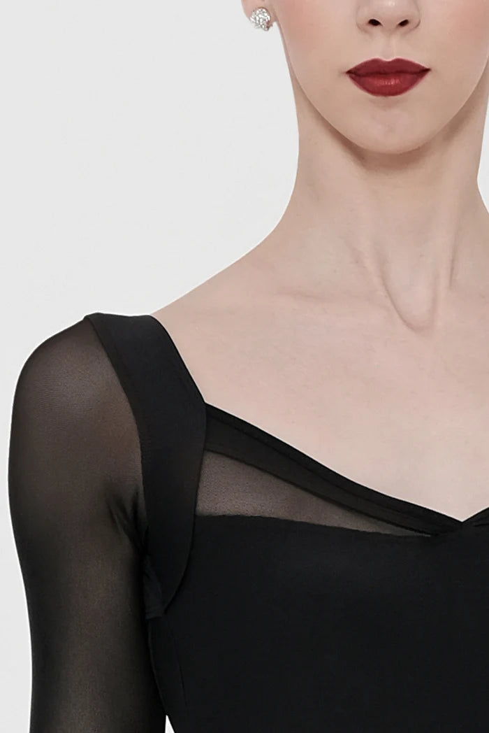 Lavande Long Sleeve Leotard