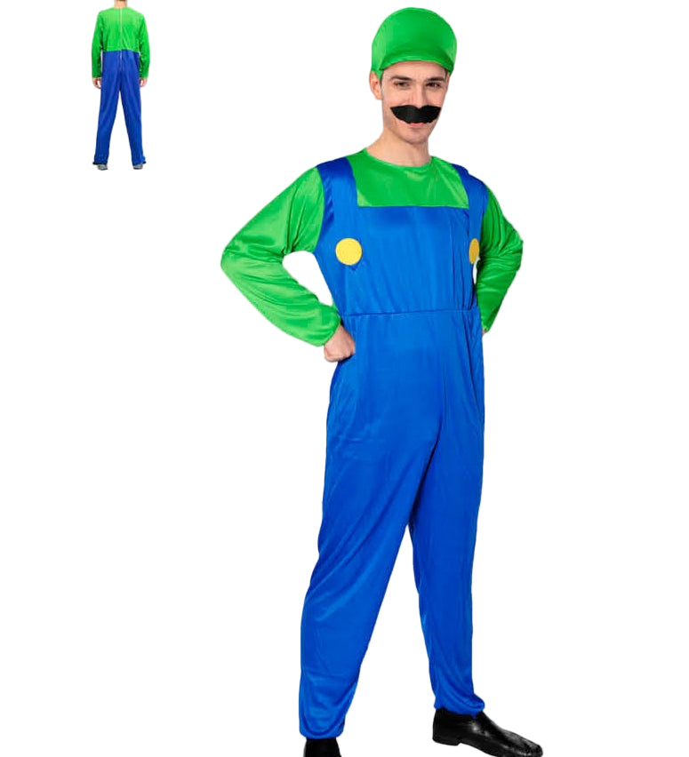 luigi mario characters duo video games movies fancy dress up footy silly sunday mad monday 