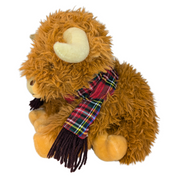 Hamish the Highland Cow Tan with Red Scarf 25cm