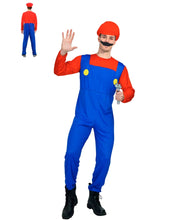 mario luigi adult costume characters video games duo mens footy silly sunday mad monday muck up day fancy dress up