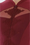 Megara Leotard - Burgundy