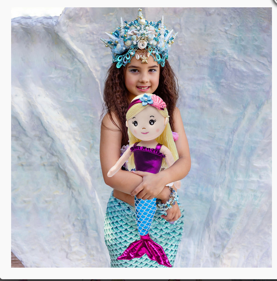 mermaid plush doll