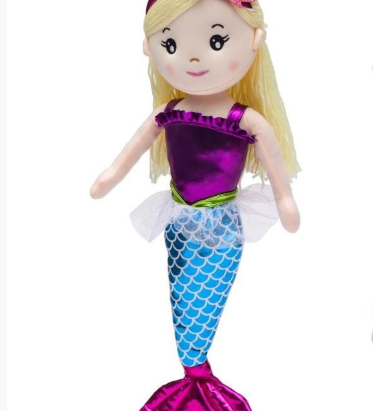 mermaid plush doll