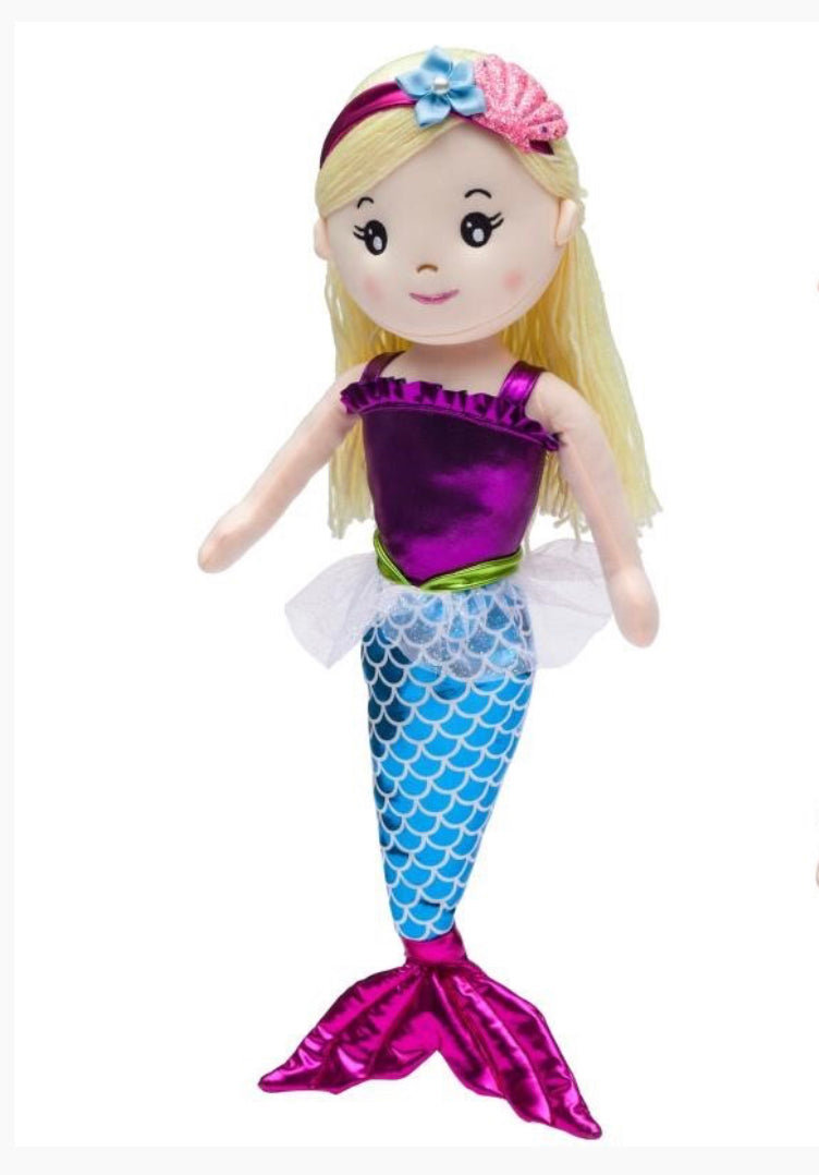 mermaid plush doll