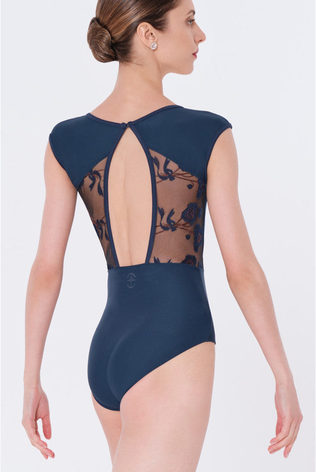 Muscari Leotard - Navy