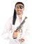 Pirate Pistol - Brown/Gold 42cm