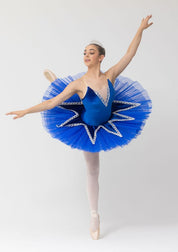 royal blue velvet bodice tutu costume studio 7 dancewear starlet