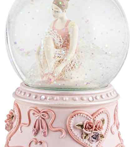ballerina musical snowglobe 