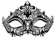 black metal lace mask 
