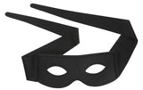 Zorro with Ties Black Eye Mask - Small