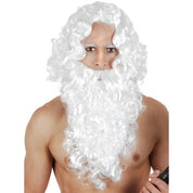 Santa wig & beard merman king neptune