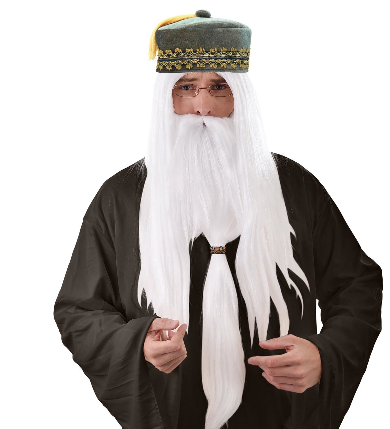 wig wizard magician dumbledore harry potter wigs 
