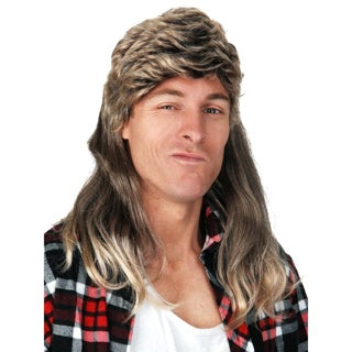 Billy Brown/Blonde Mullet Wig