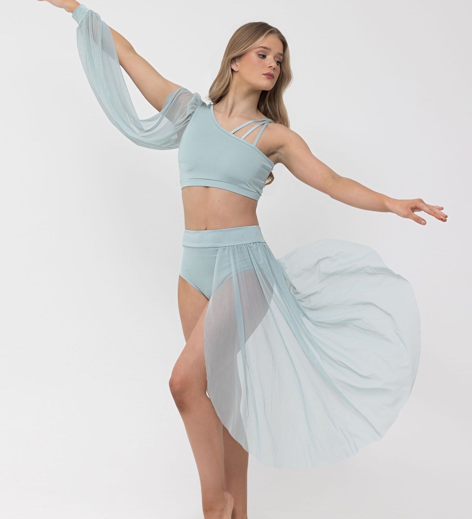 mesh lyrical costume dancewear