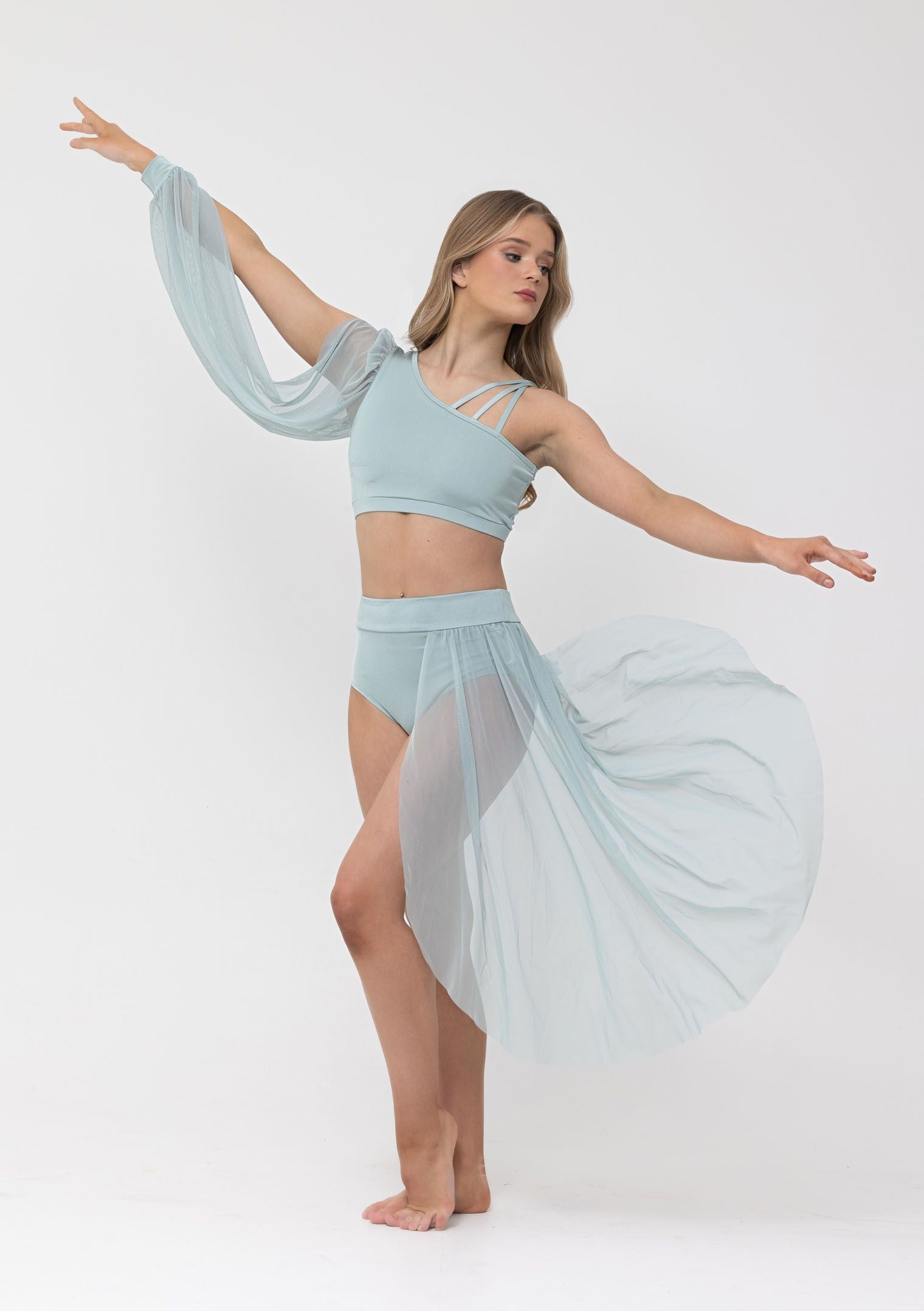 mesh lyrical costume dancewear