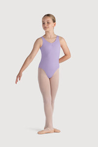 Overture Odetta Sleeveless Pleat Girls Leotard