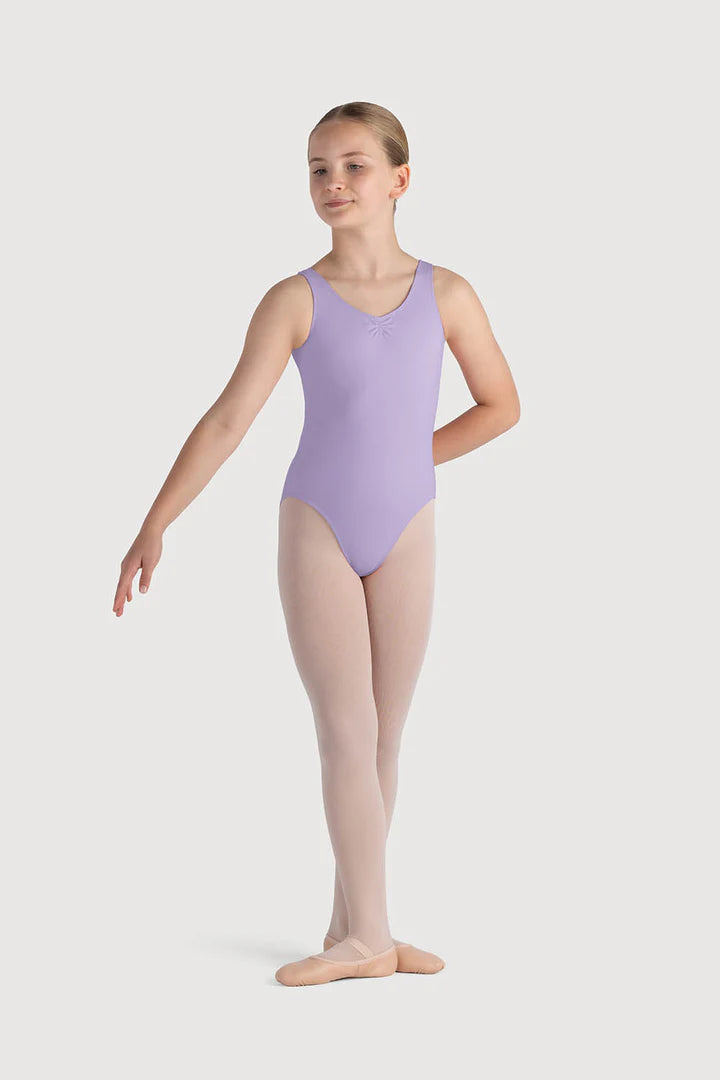 Overture Odetta Sleeveless Pleat Girls Leotard