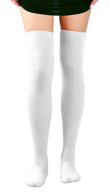 Over the Knee Stockings- White