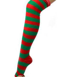 stripe socks character costume dress up fancy halloween horror witch elf christmas xmas
