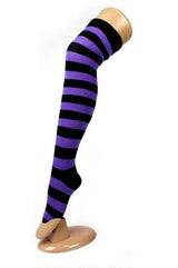 Over the Knee Striped Socks