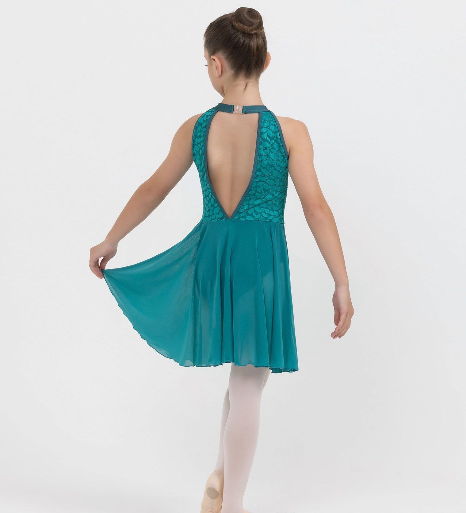 emerald green lyrical dress dance costume