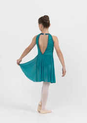 emerald green lyrical dress dance costume