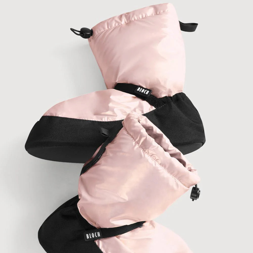 Warm Up Booties - Metallic Pink