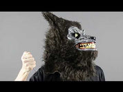 mask werewolf halloween horror animated red riding hood harry potter lupin animated realistic mask