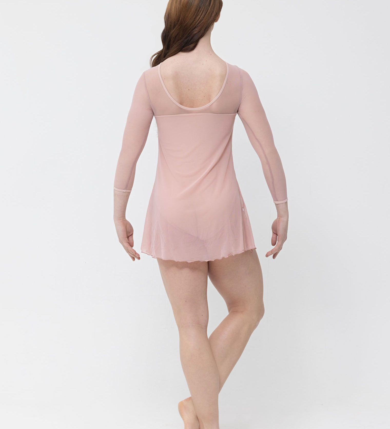  long sleeve mesh dress studio 7 dancewear lyrical costume