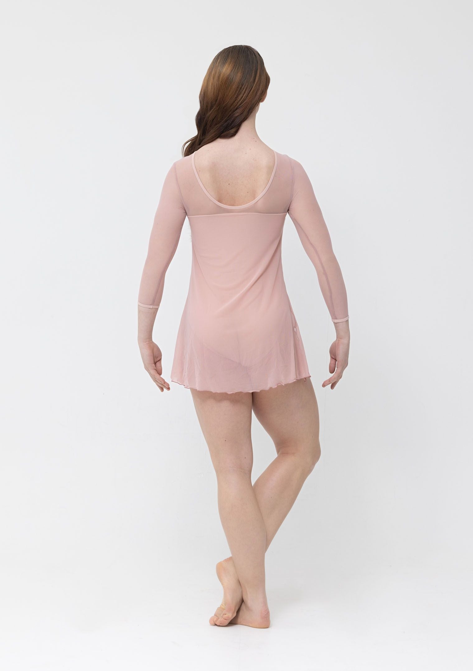  long sleeve mesh dress studio 7 dancewear lyrical costume